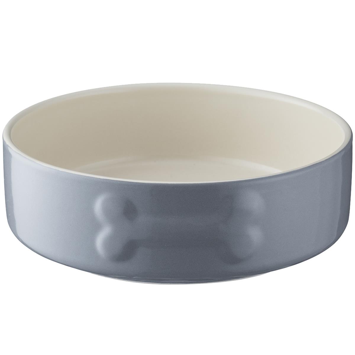 Mason Cash Colour Dog Bowl 15cm Grey