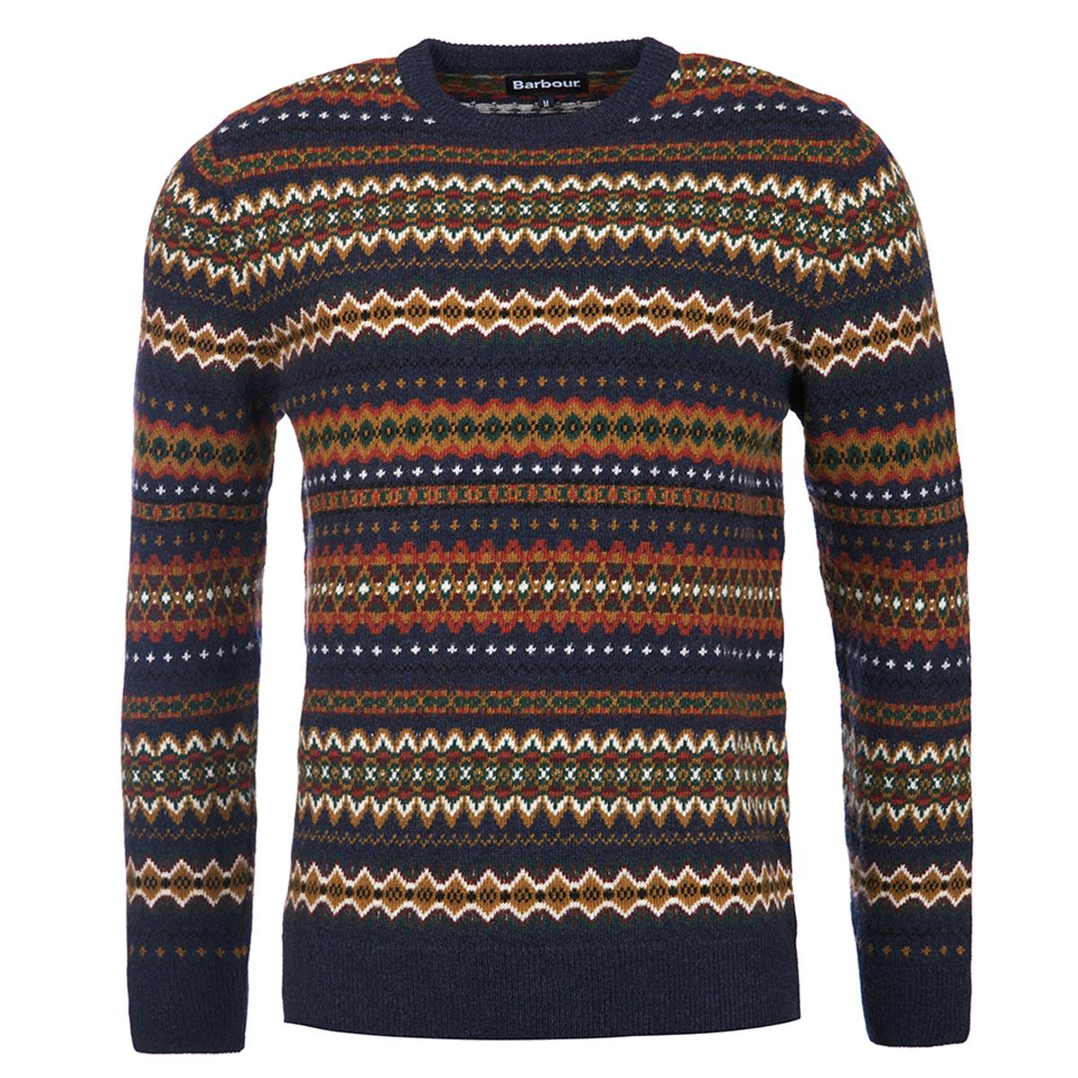 Barbour Mens Case Fairisle Crew Neck