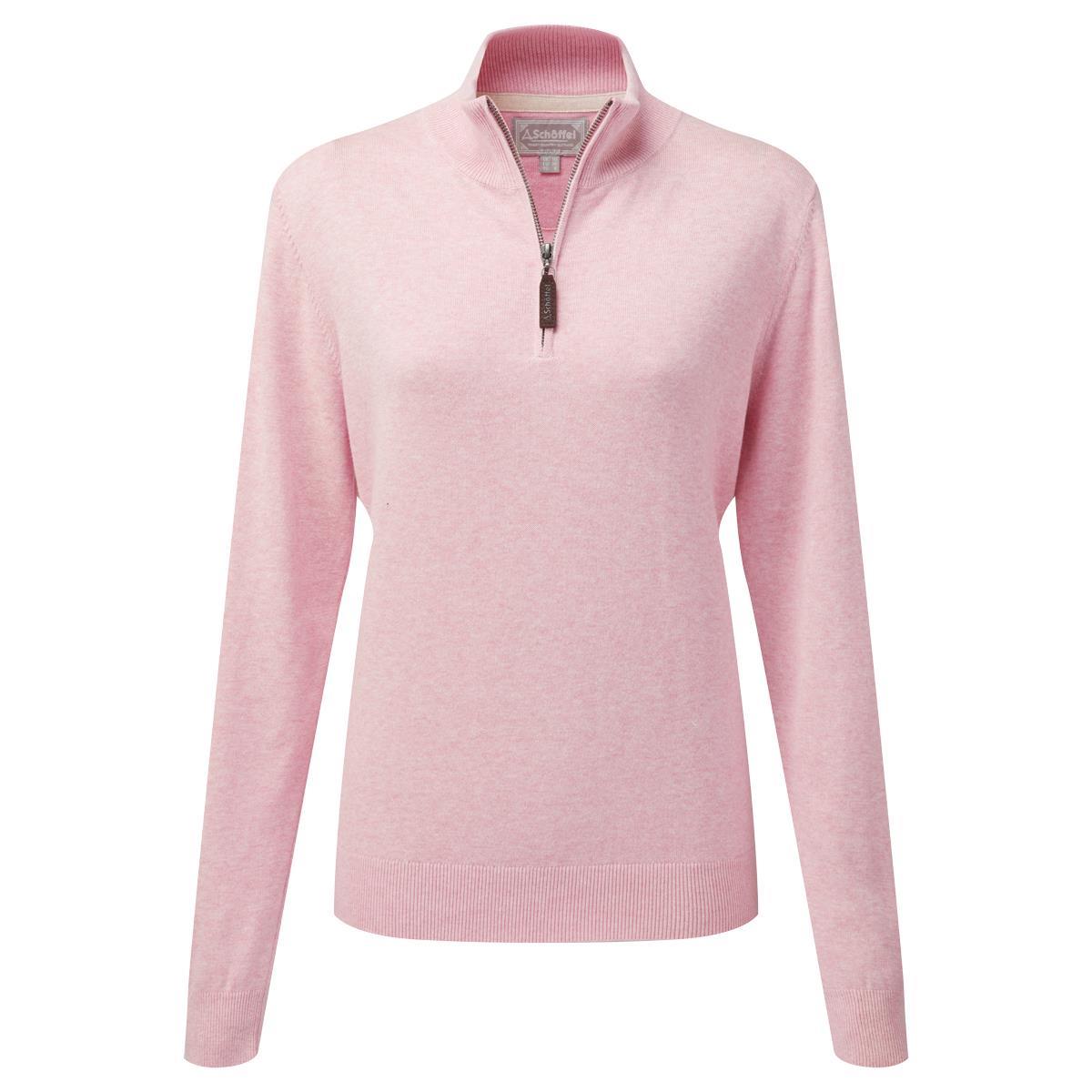 Schoffel Womens Polperro Pima 1/4 Zip Jumper