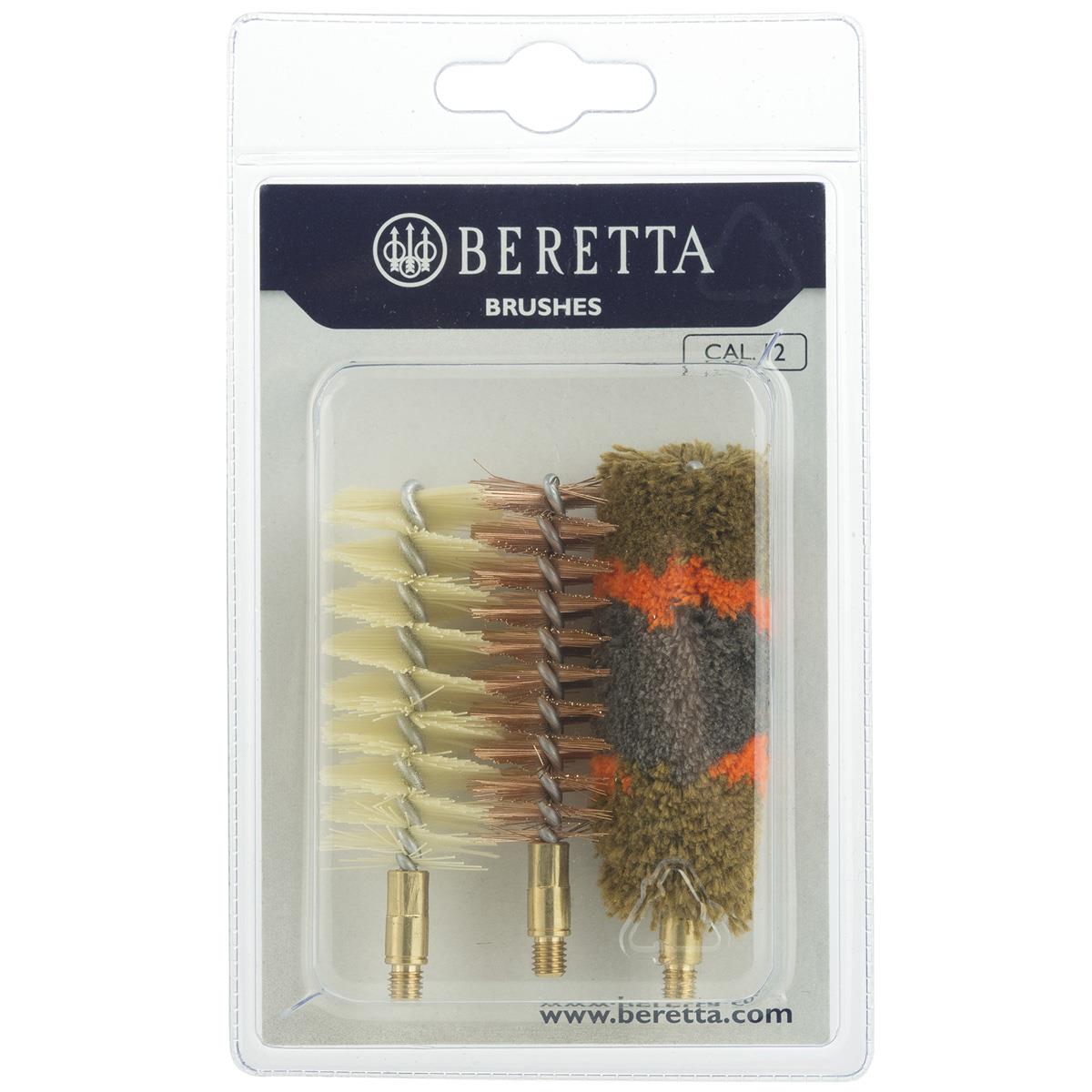 Beretta Set of 3 Shotgun Brushes ga 12 Bronze