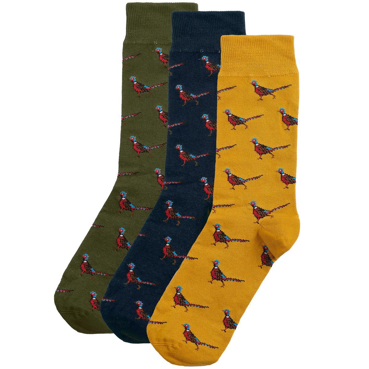 Barbour Mens Pheasant Sock Gift Box