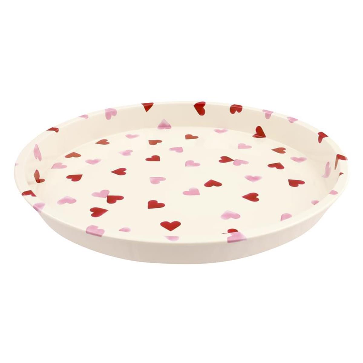 Emma Bridgewater Pink Hearts Deepwell Round Tin Tray