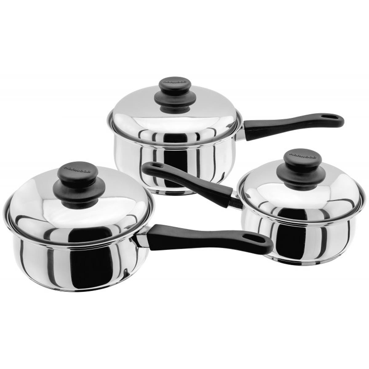 Judge Essentials 3 Piece Saucepan Set