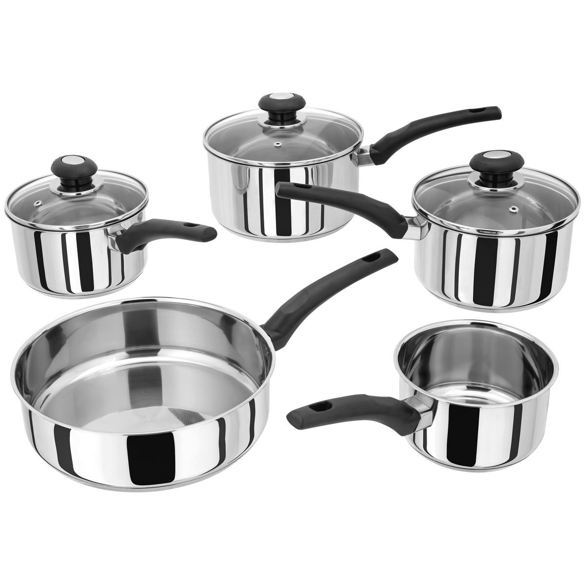 Judge Essentials 5 Piece Saucepan Set