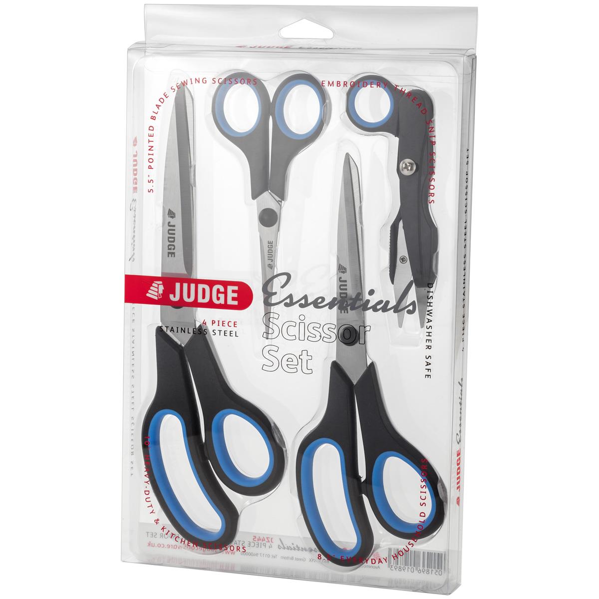 Judge Essentials 4 Piece Scissor Set