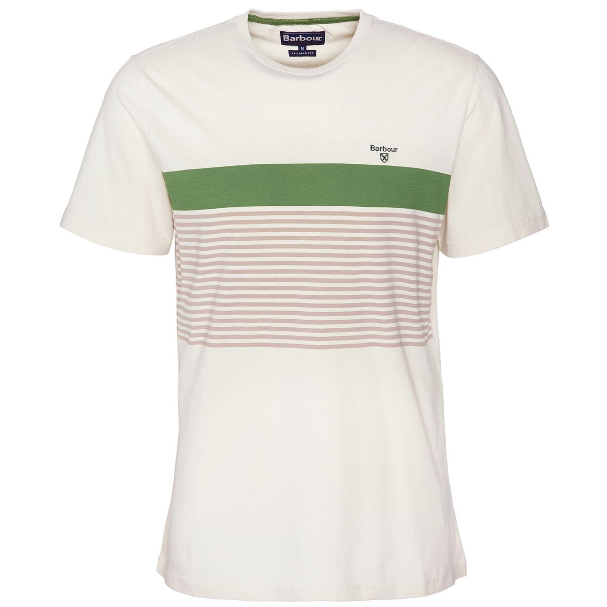Barbour Mens Braeside Striped Graphic T-Shirt