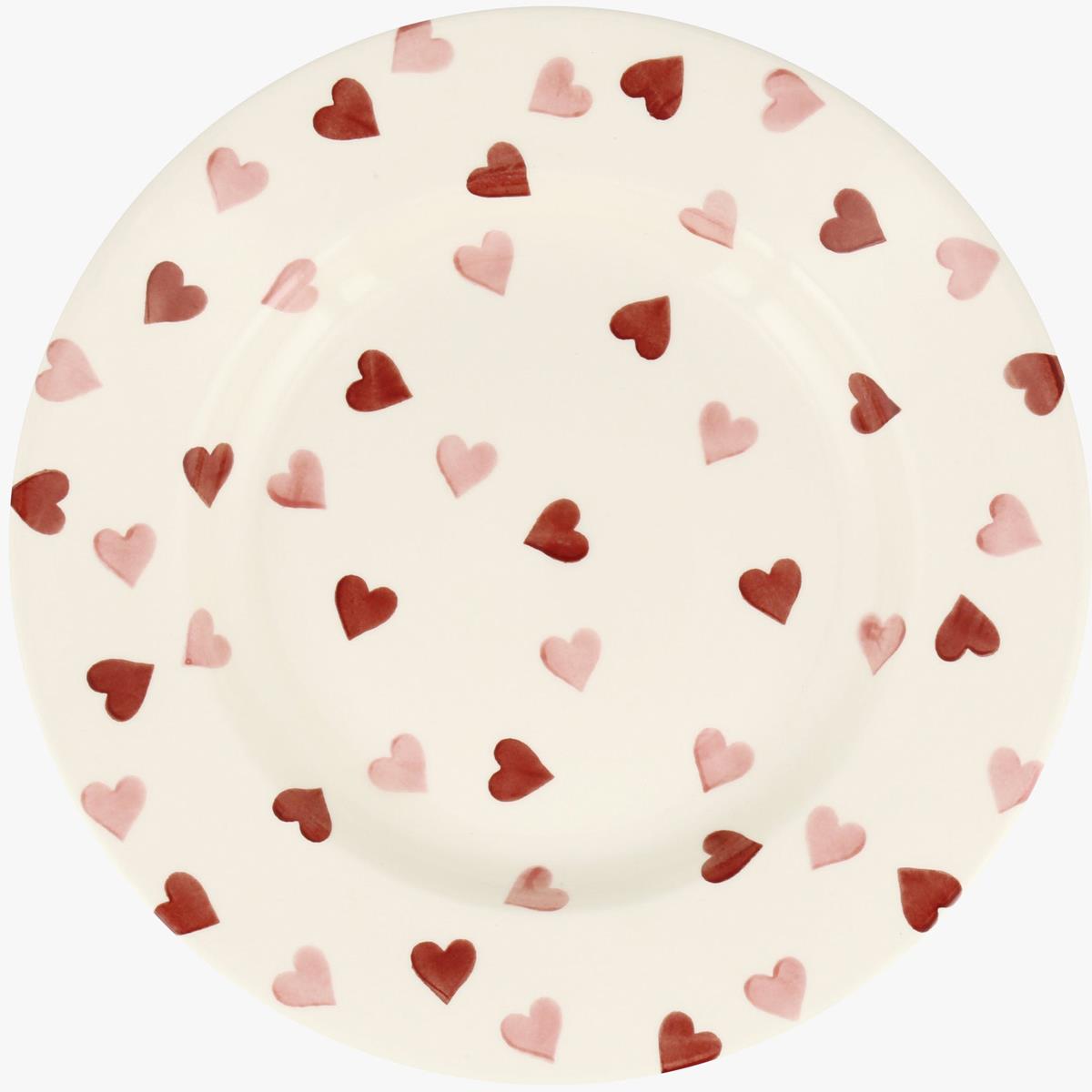 Emma Bridgewater Pink Hearts 10 1/2 Inch Plate