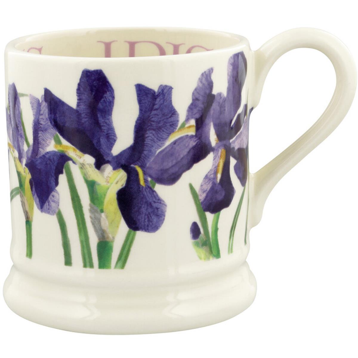 Emma Bridgewater Blue Iris Half Pint Mug
