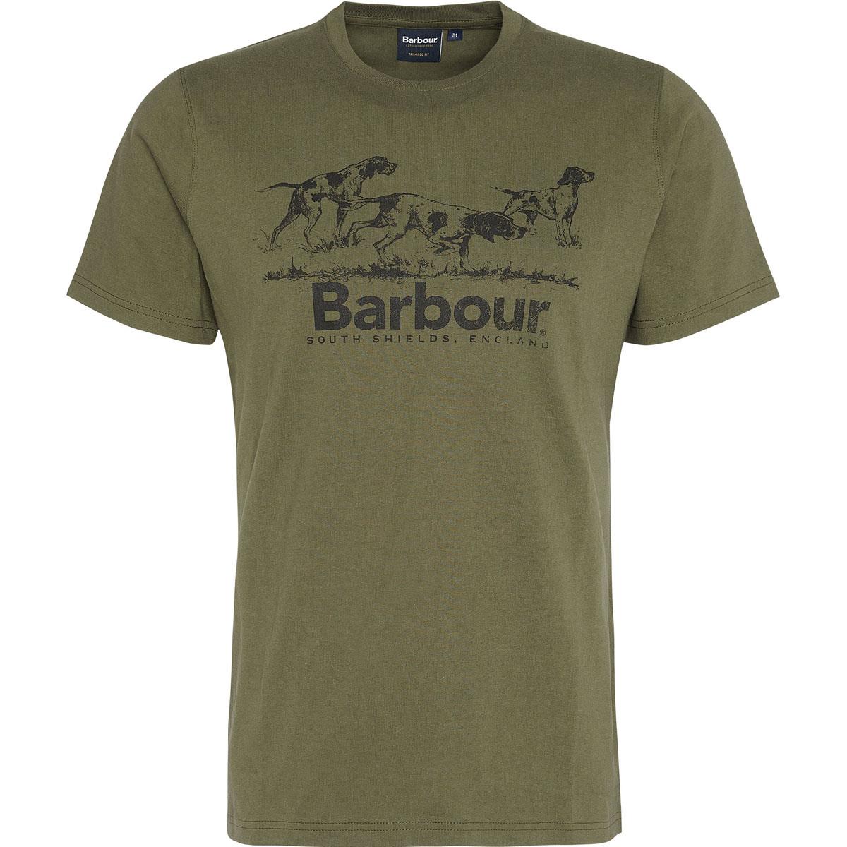 Barbour Mens Field Dog Graphic T-Shirt