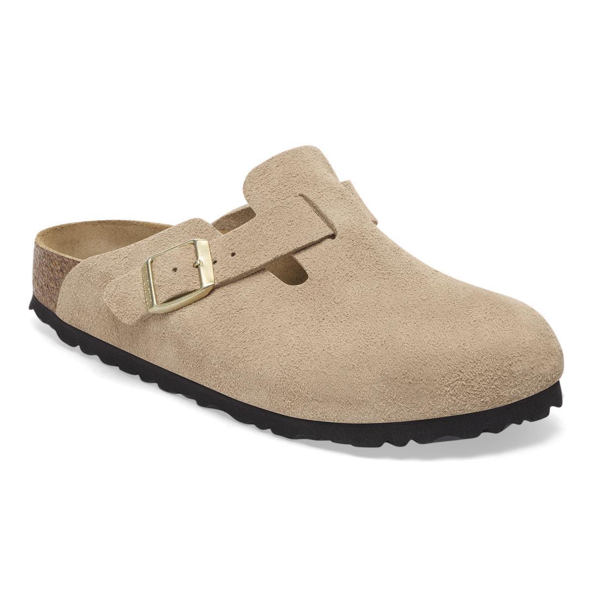 Birkenstock Boston Suede Leather Clogs