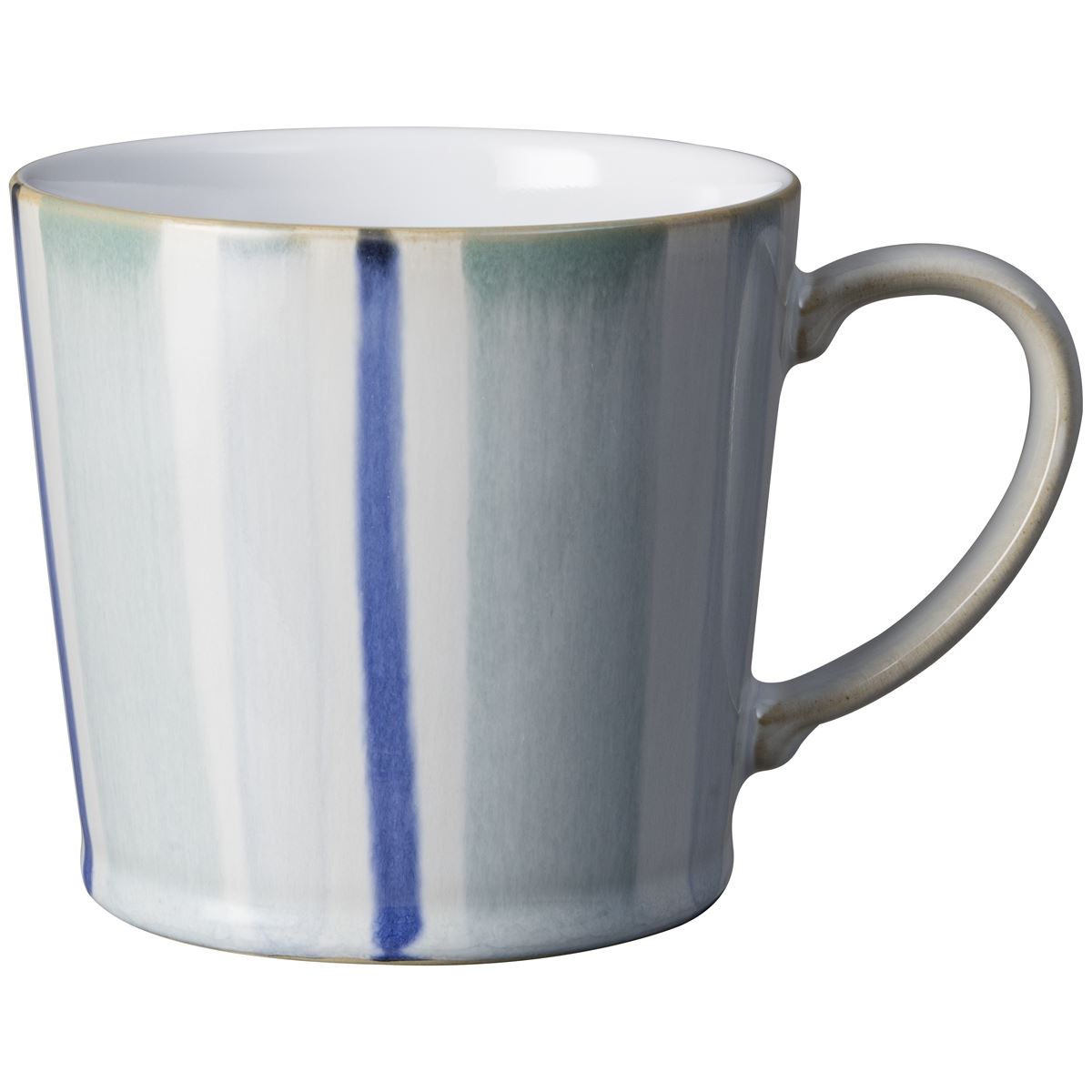 Denby Handcrafted Large Mug Blue Stripe