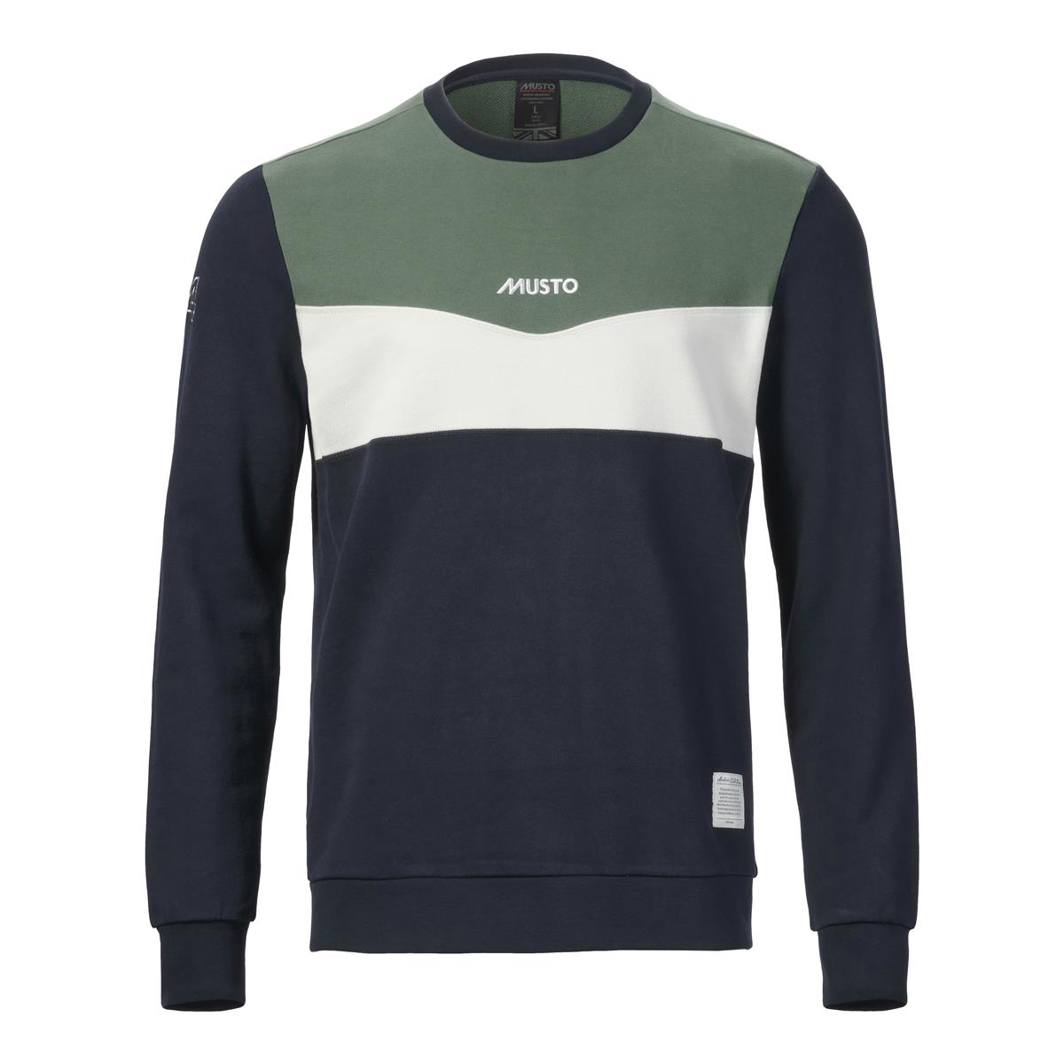 Musto Mens 64 Tri Colour Sweat