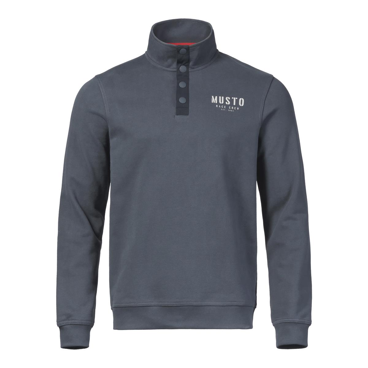 Musto Mens Marina Half Zip Snap Sweat 2.0
