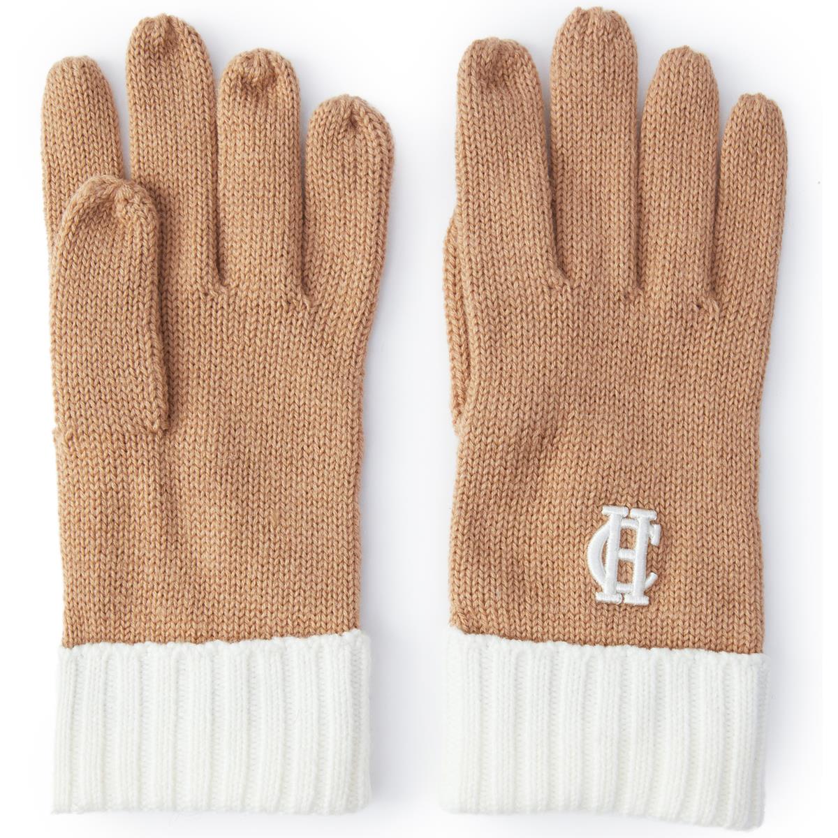 Holland Cooper Cheslea Logo Knitted Gloves