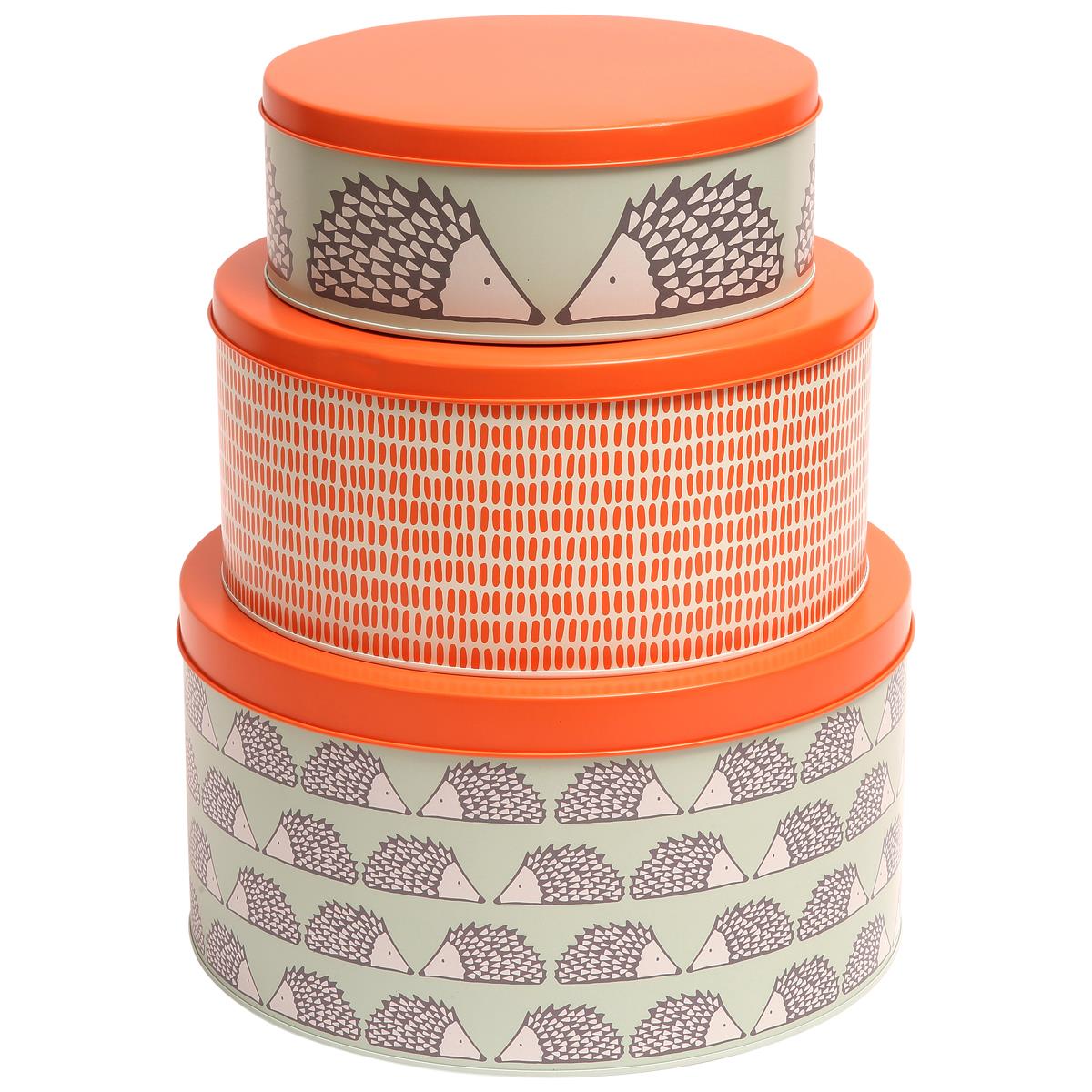 Scion Living Spike Set of 3 Round Cake Tins