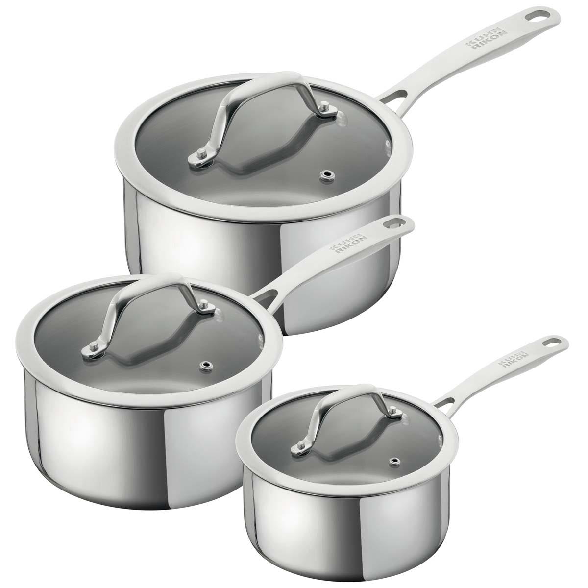 Kuhn Rikon Allround 3 Piece Saucepan Set
