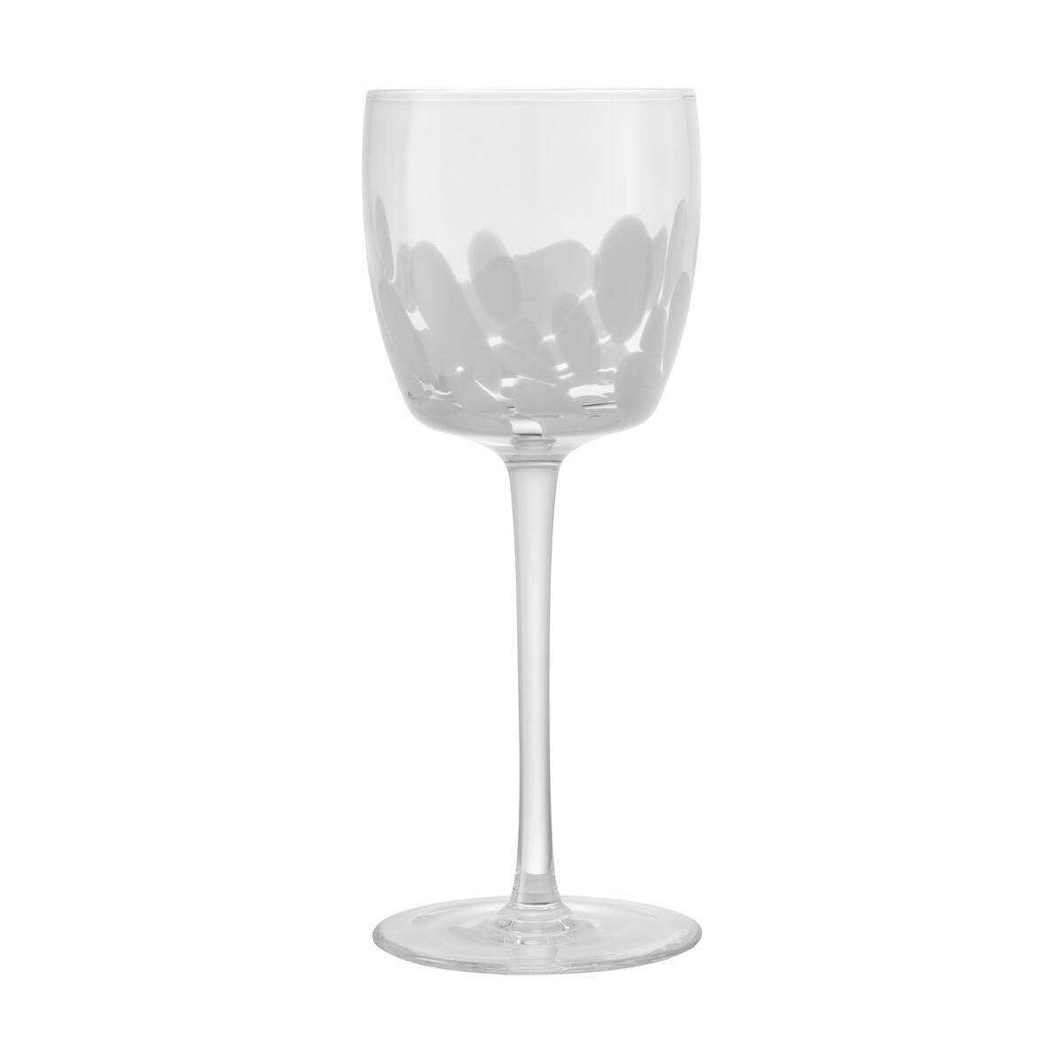Denby Contemporary Marbled White Wine Glass Set of 2