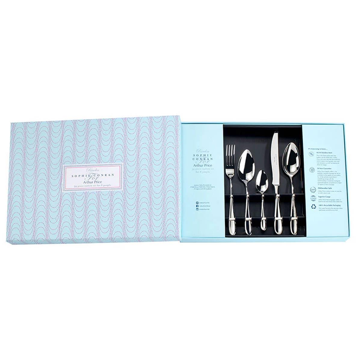 Arthur Price Sophie Conran Rivelin 34 Piece Cutlery Set