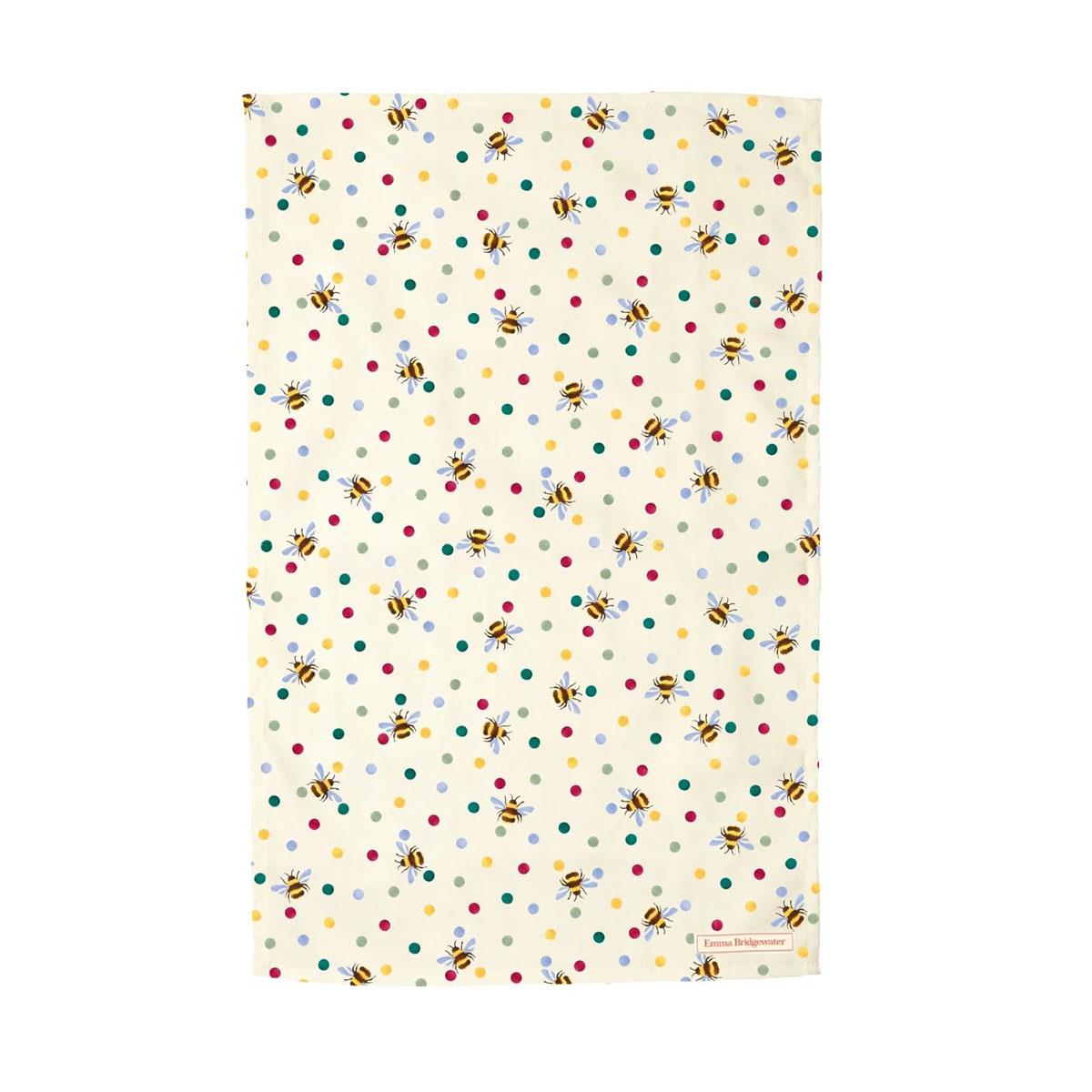 Emma Bridgewater Bumblebee and Small Polka Dot Tea Towel