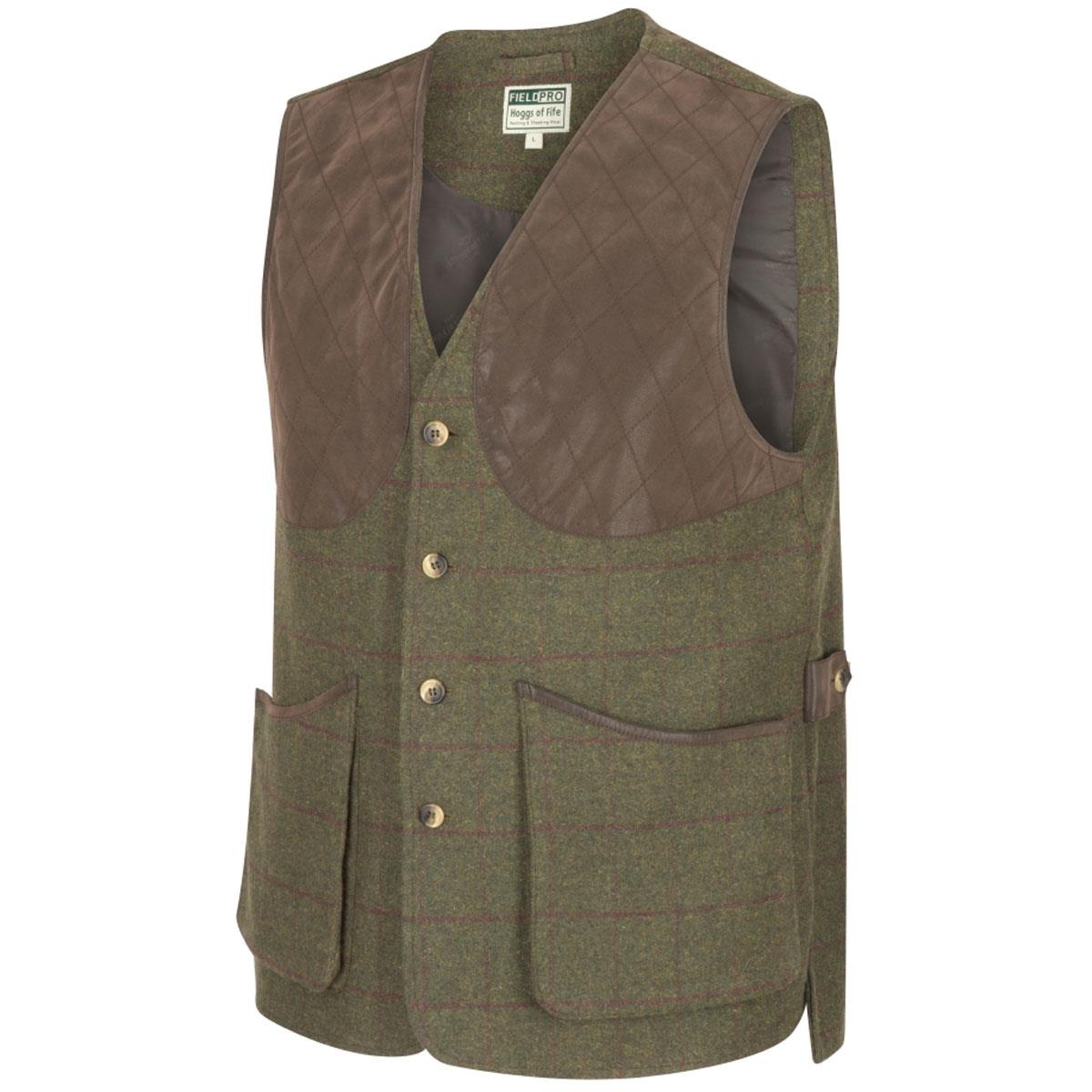 Hoggs of Fife Mens Tummel Tweed Field Waistcoat