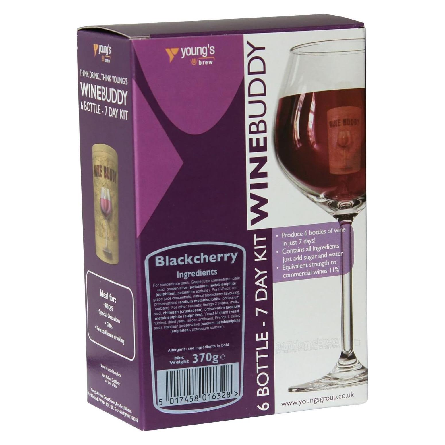 Youngs WineBuddy Fruit 6 Bottle Black Cherry 1632