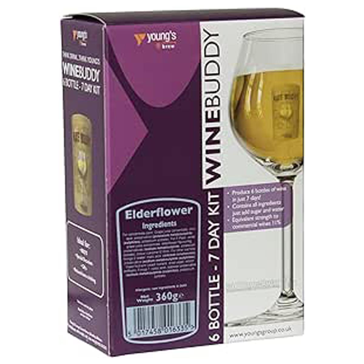Youngs WineBuddy Fruit 6 Bottle Elderflower