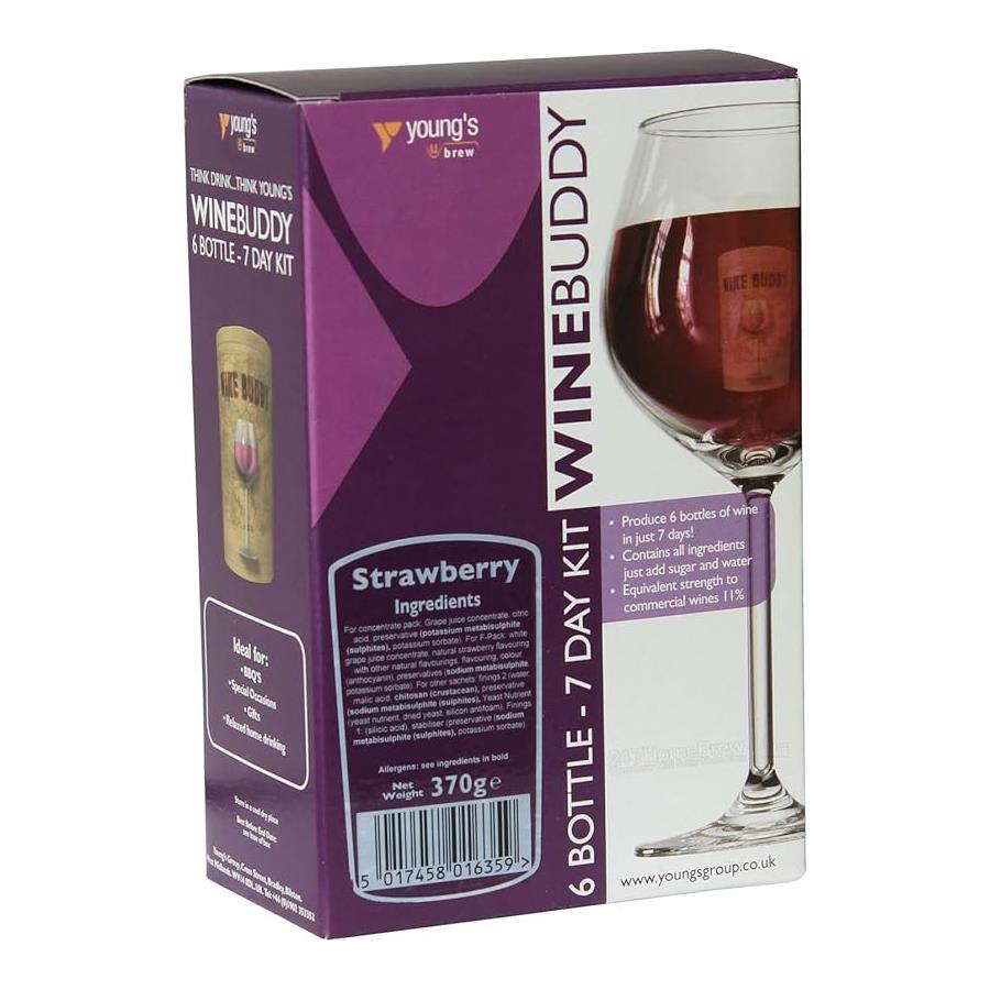 Youngs WineBuddy Fruit 6 Bottle Strawberry