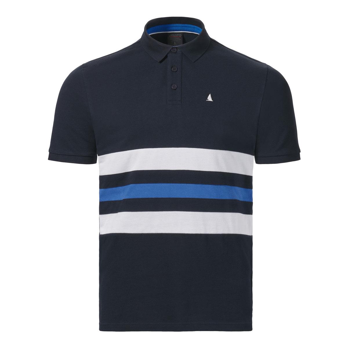 Musto Mens Original Striped Polo Shirt