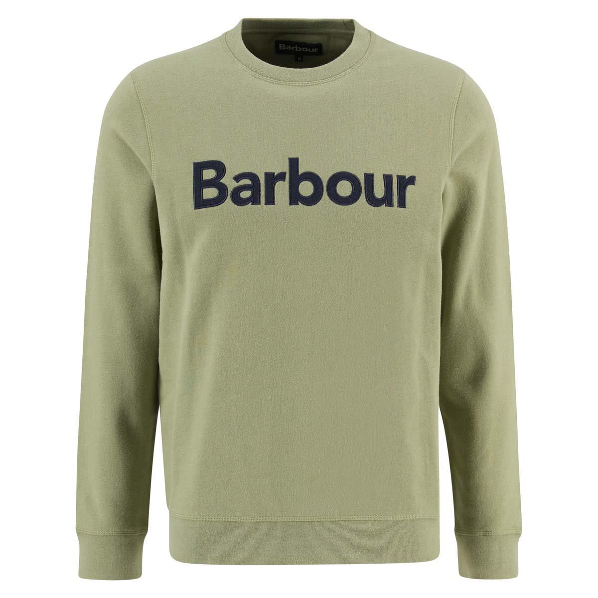 Barbour Mens Pique Applique Crew Sweatshirt