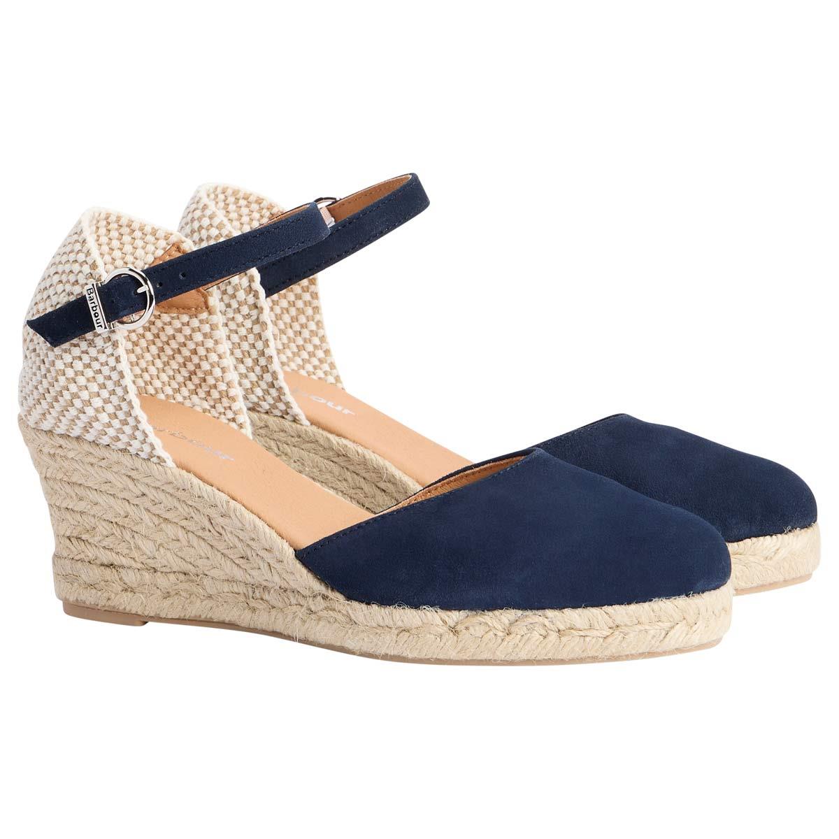Barbour Womens Elder Espadrille Wedge