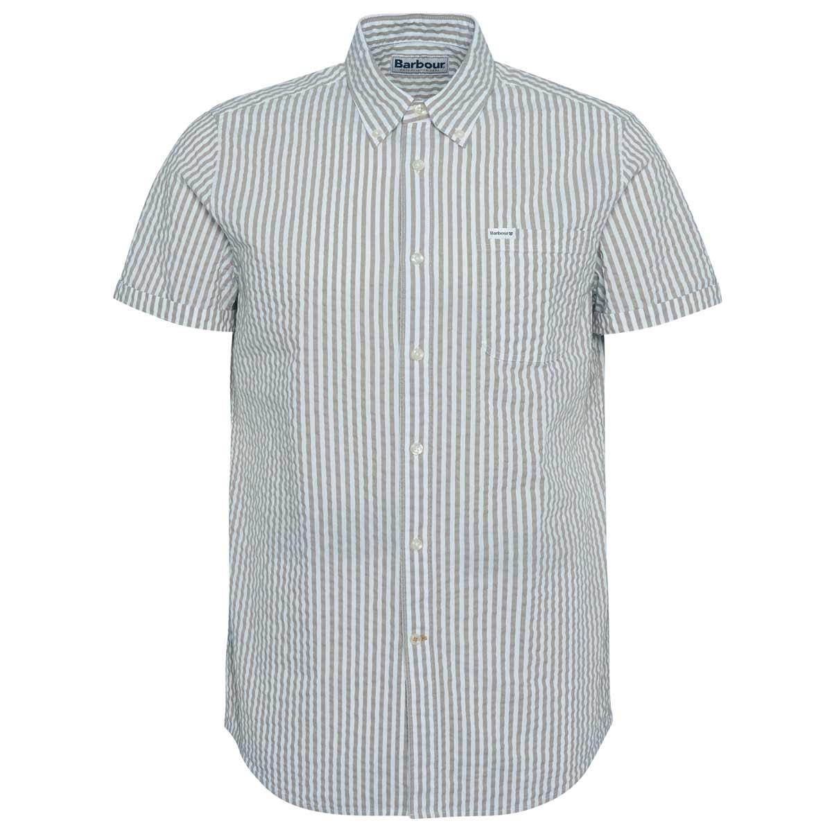 Barbour Mens Cresswell Seersucker Summer Fit Shirt