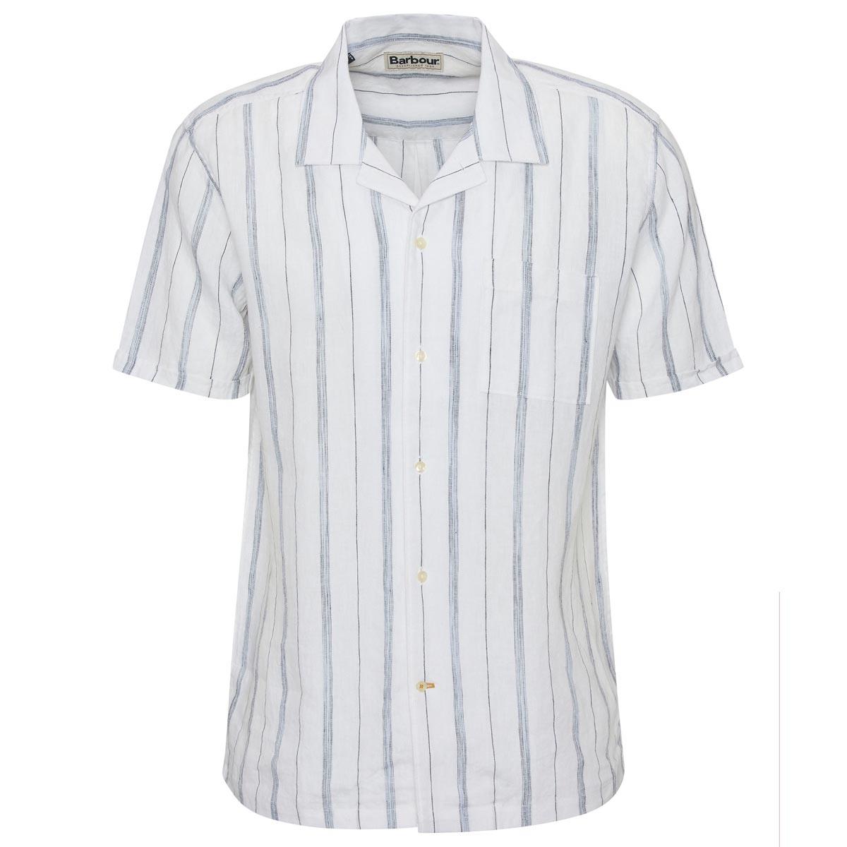 Barbour Mens Garnock Stripe Short Sleeve Regular Fit Shirt