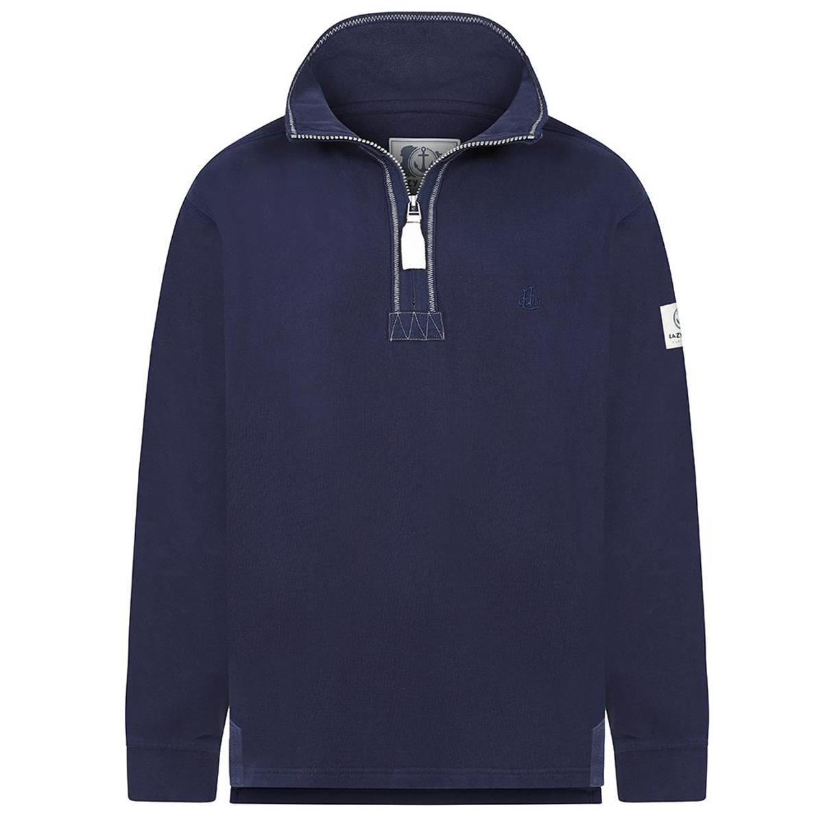 Lazy Jacks Mens LJ40 Plain 1/4 Zip Sweatshirt