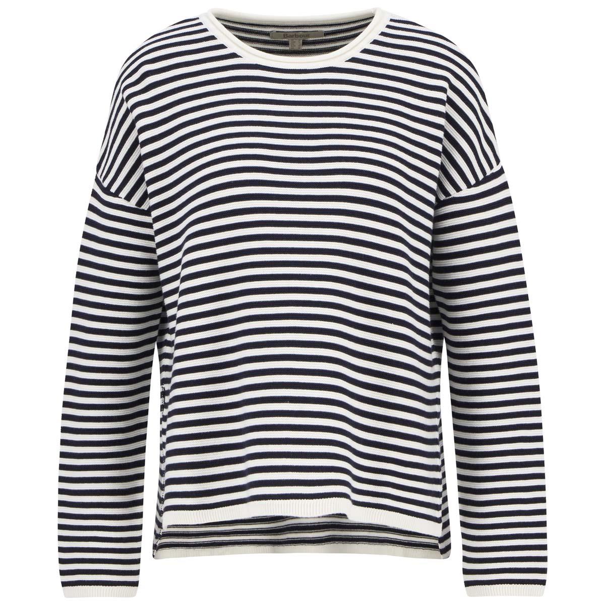Barbour Womens Marine Stripe Knitted Jumper
