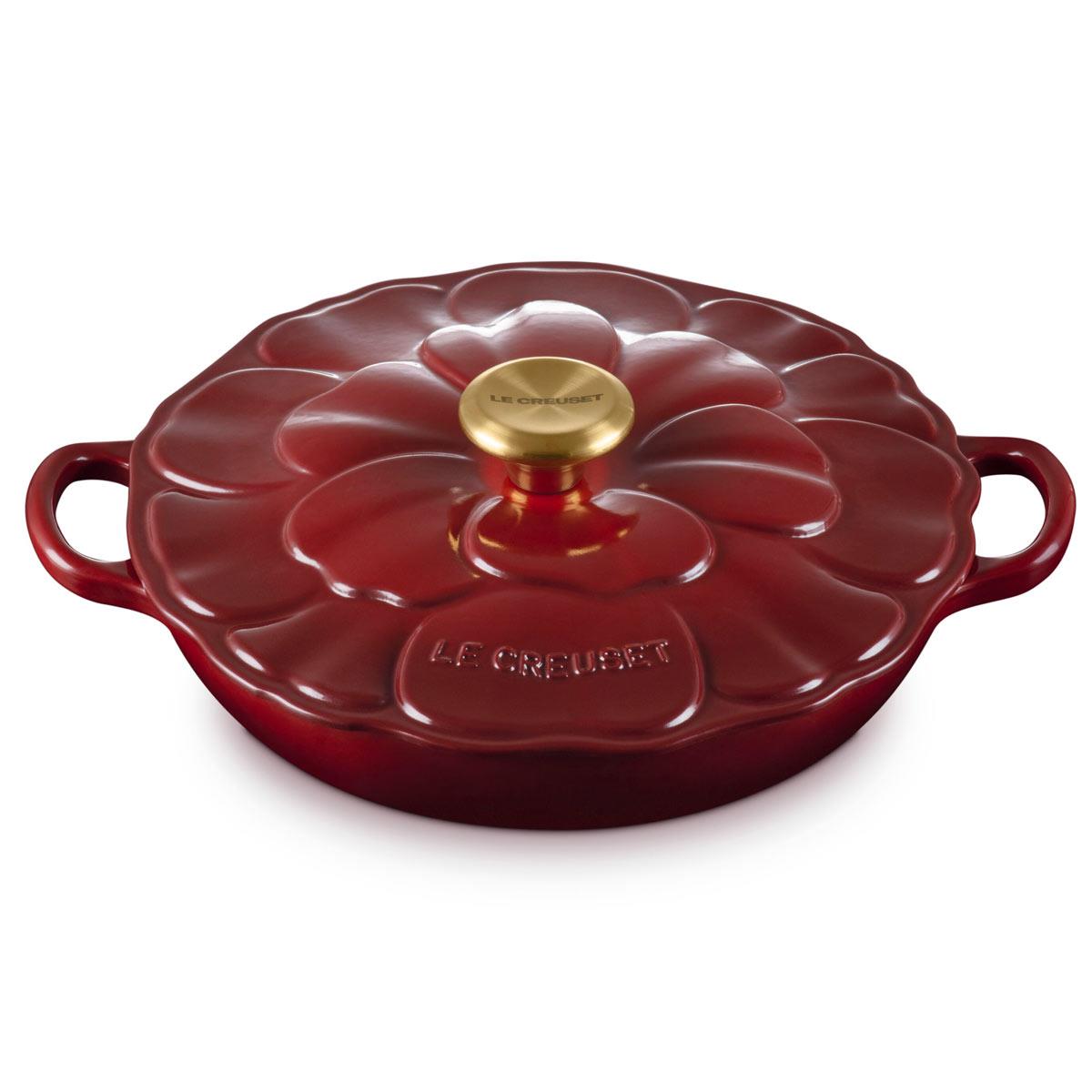 Le Creuset 26cm Cast Iron Petal Shallow Casserole