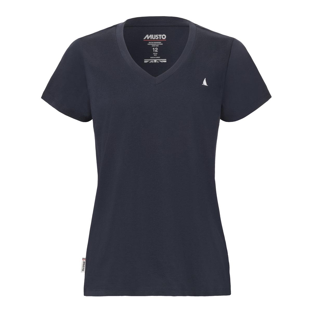 Musto Womens Original V Neck Short Sleeve Tee