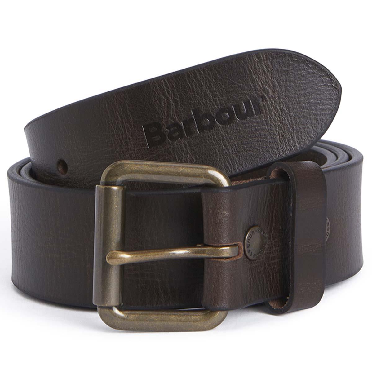 Barbour Mens Deveron Leather Belt