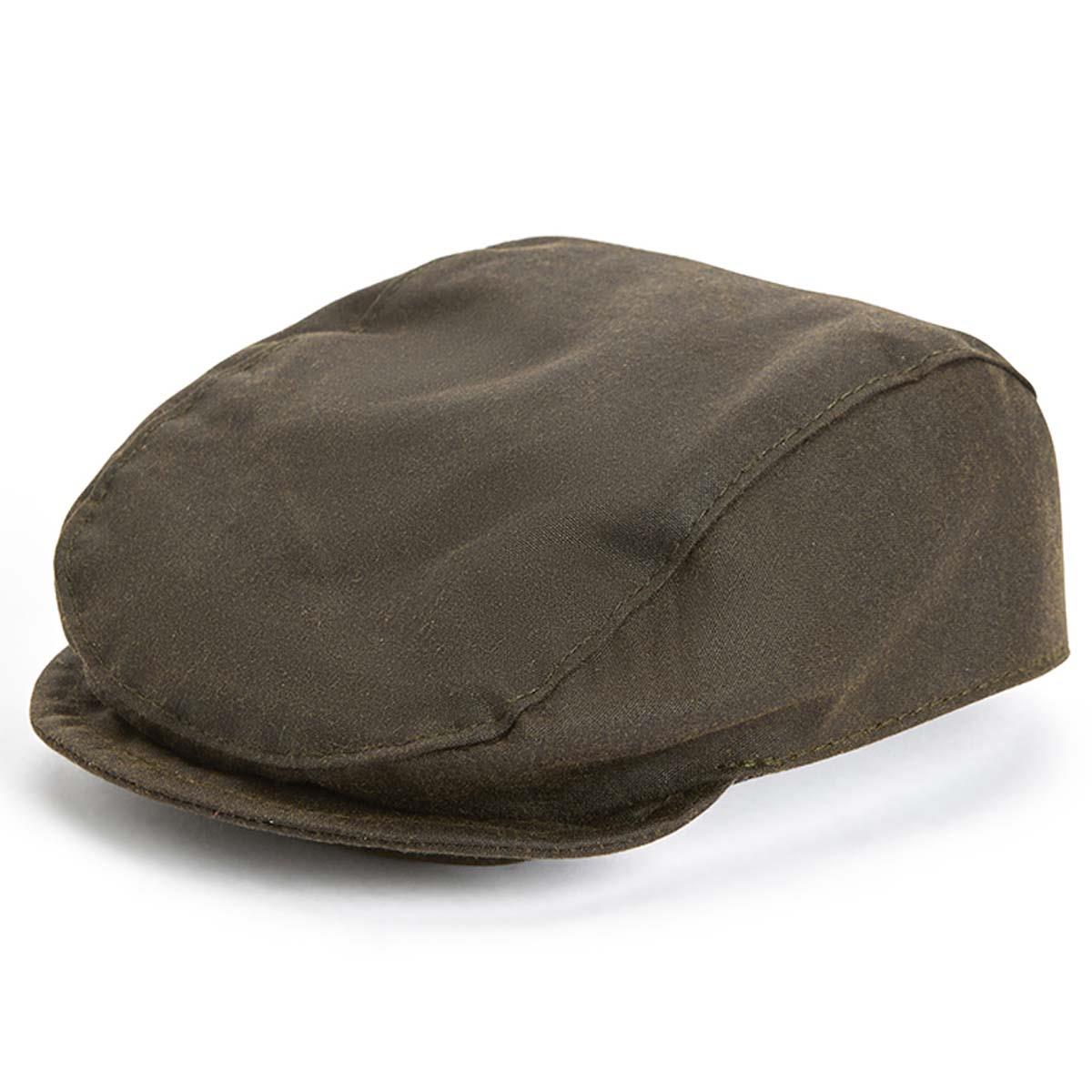 Barbour Dog Wax Flat Cap