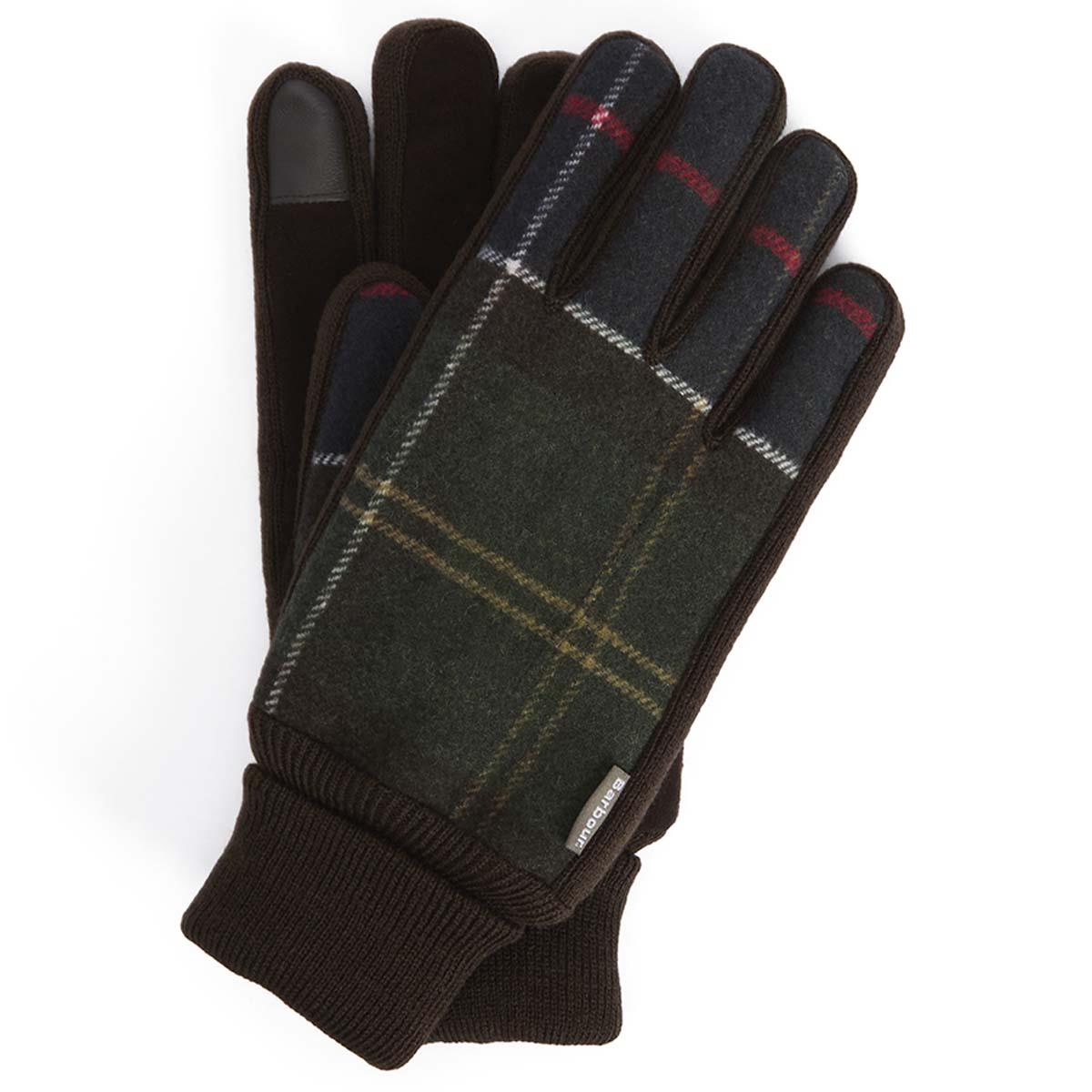 Barbour Mens Hackney Tartan Gloves