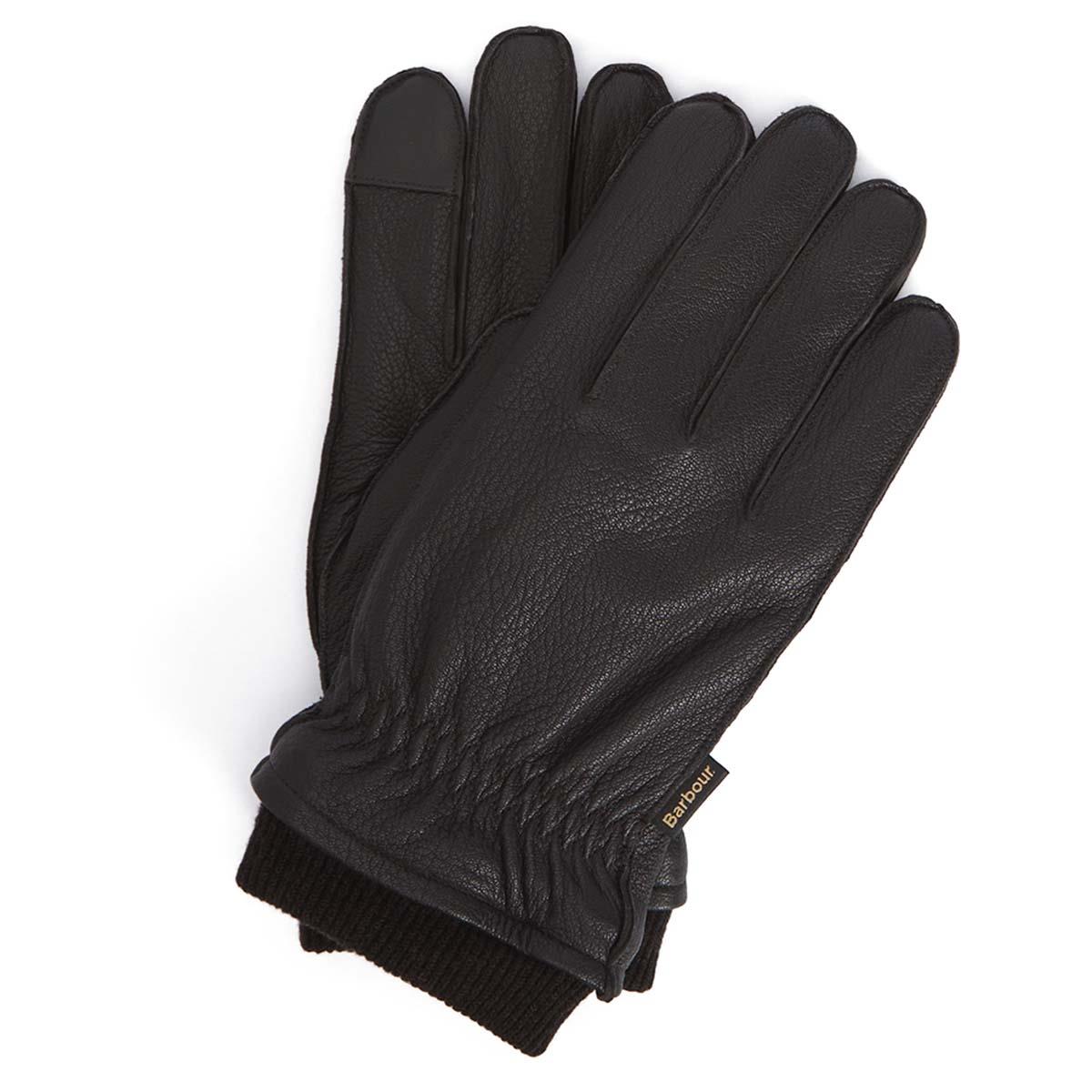 Barbour Mens Highfield Leather Gloves