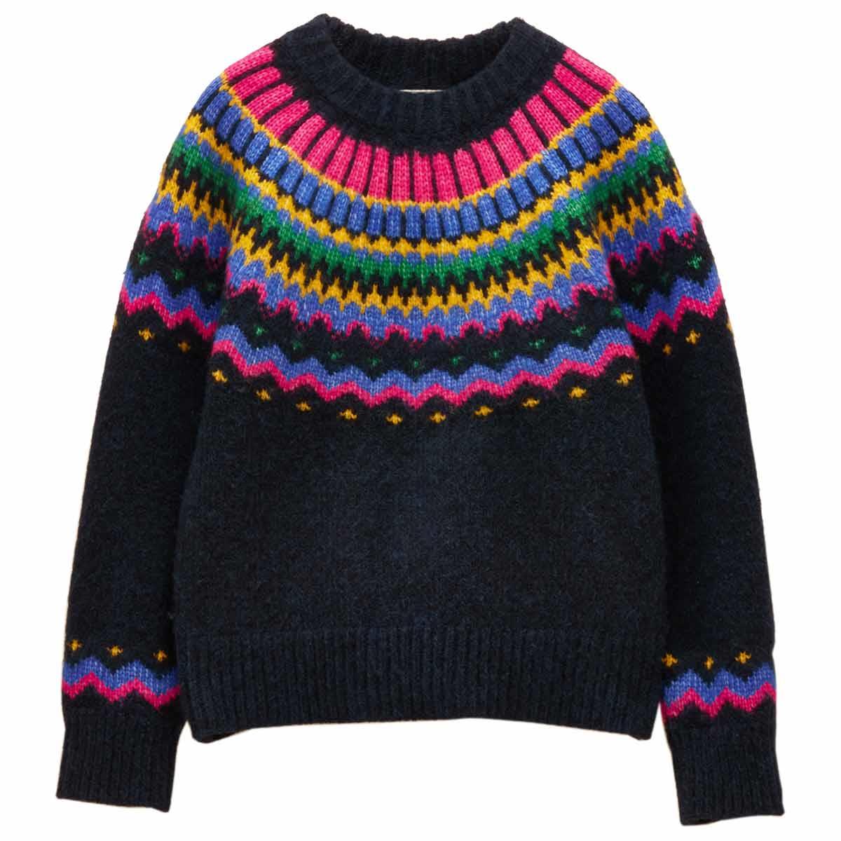 Joules Womens Charlie Fair Isle Jumper