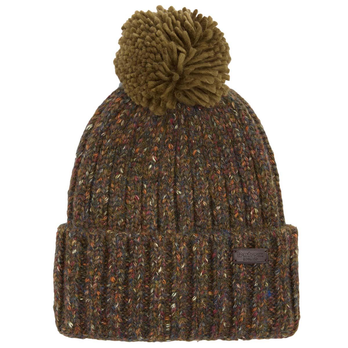 Barbour Mens Kelson Fleck Pom Beanie Hat