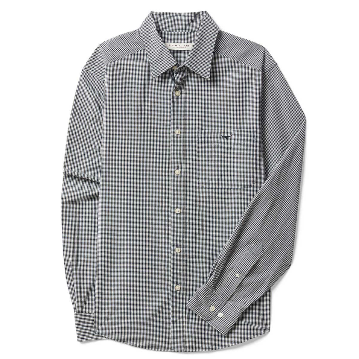 R.M. Williams Mens Quinn Classic Poplin Shirt