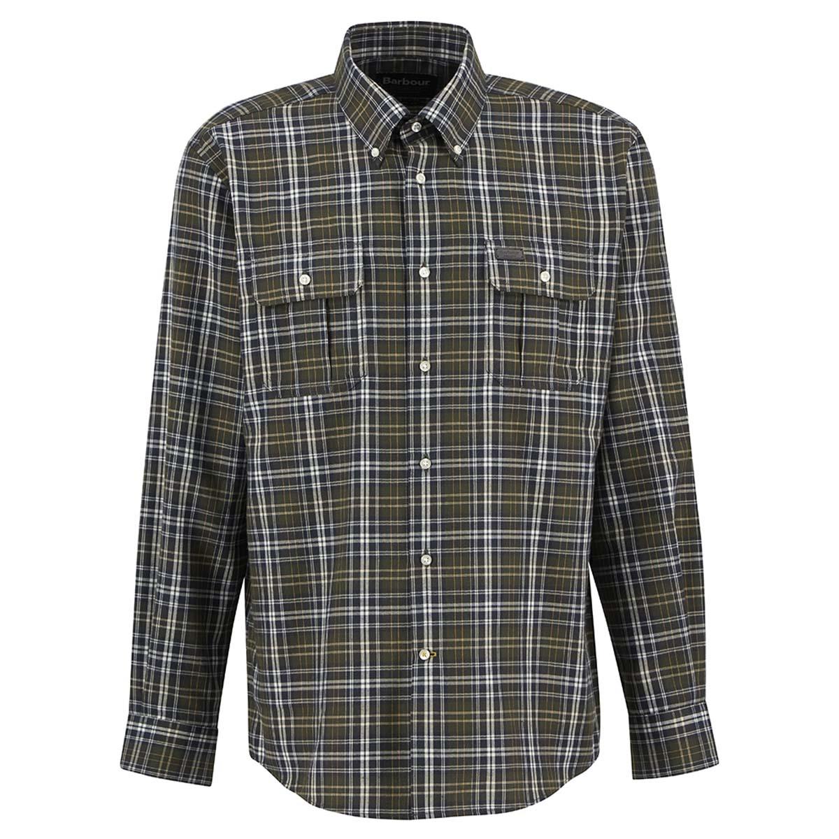 Barbour Mens Saldon Thermo Weave Regular Checked Shirt