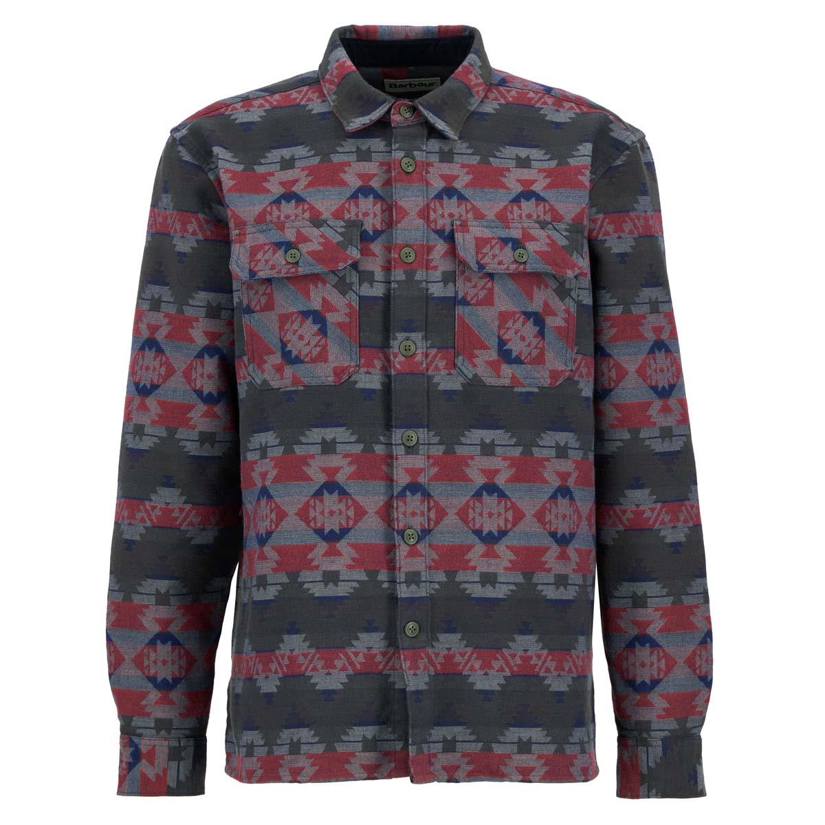 Barbour Mens Greatend Relaxed Jacquard Shirt
