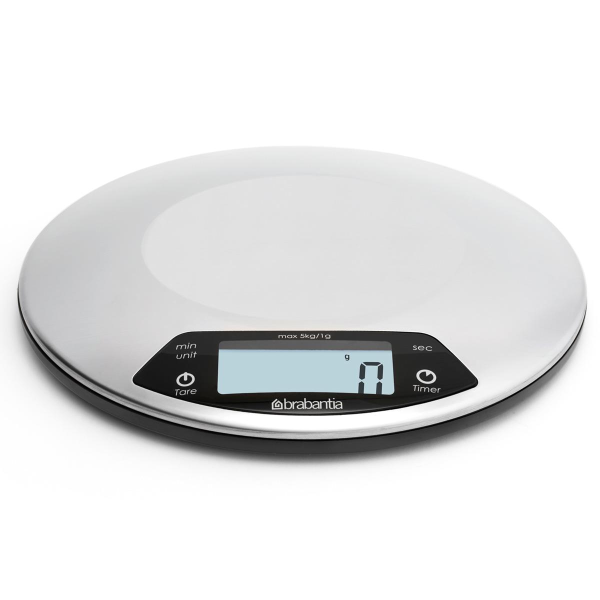 Brabantia Profile Digital Kitchen Scales With Timer