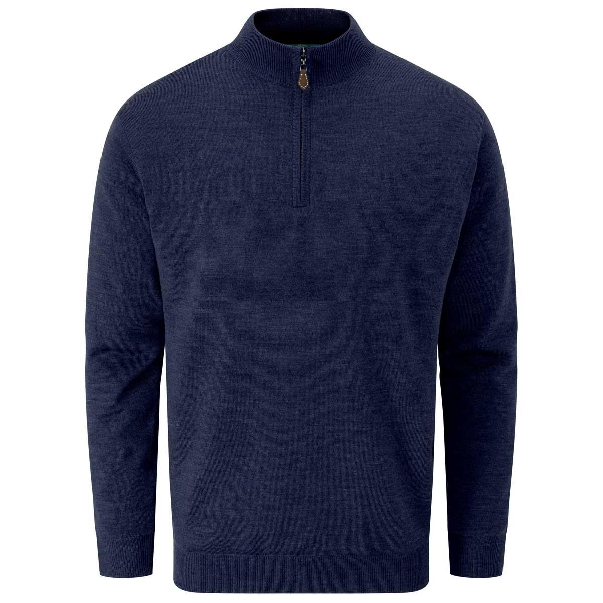 Alan Paine Mens Falstone Quarter Zip Windblock Jumper