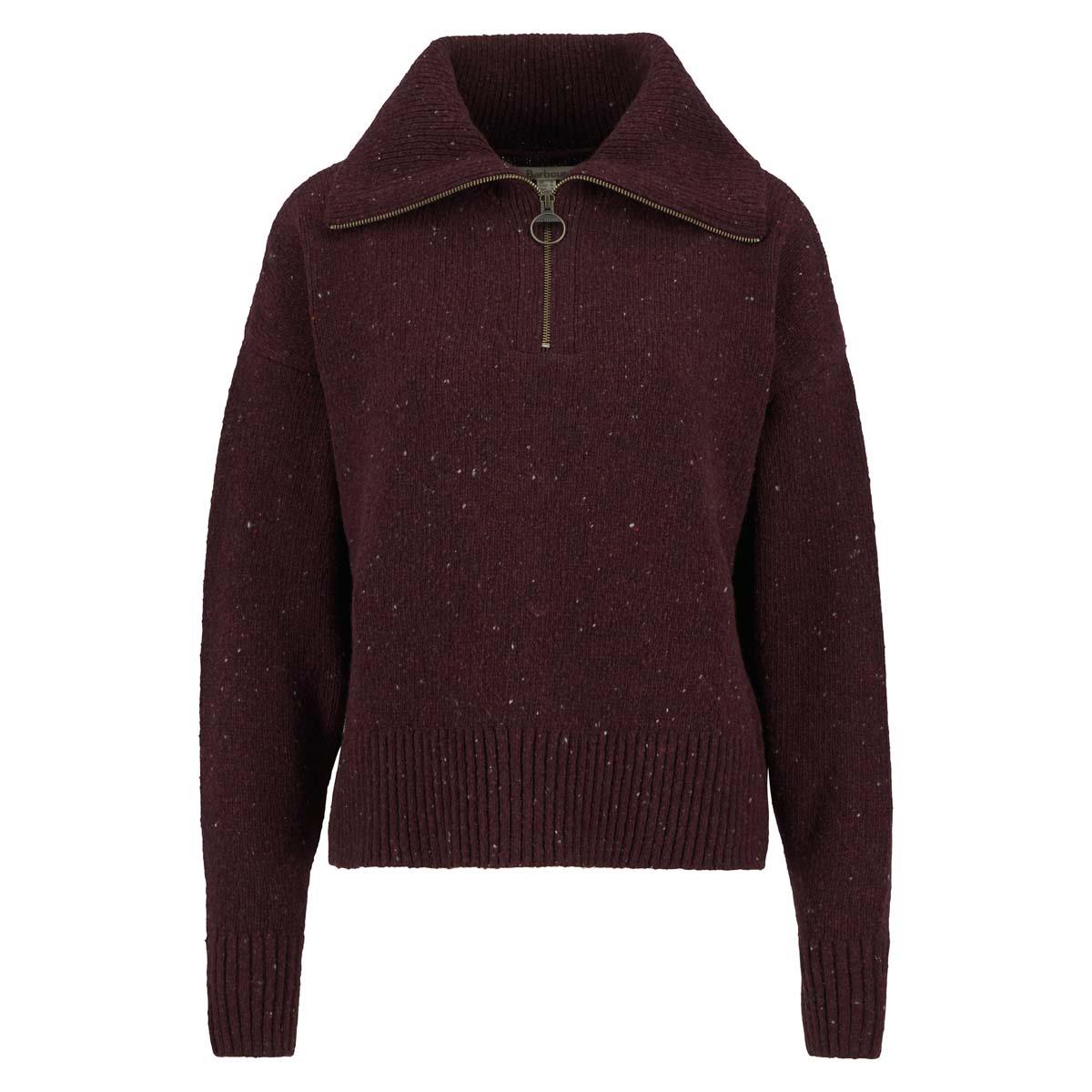 Barbour Womens Lavensdale Half Zip Knitted Jumper