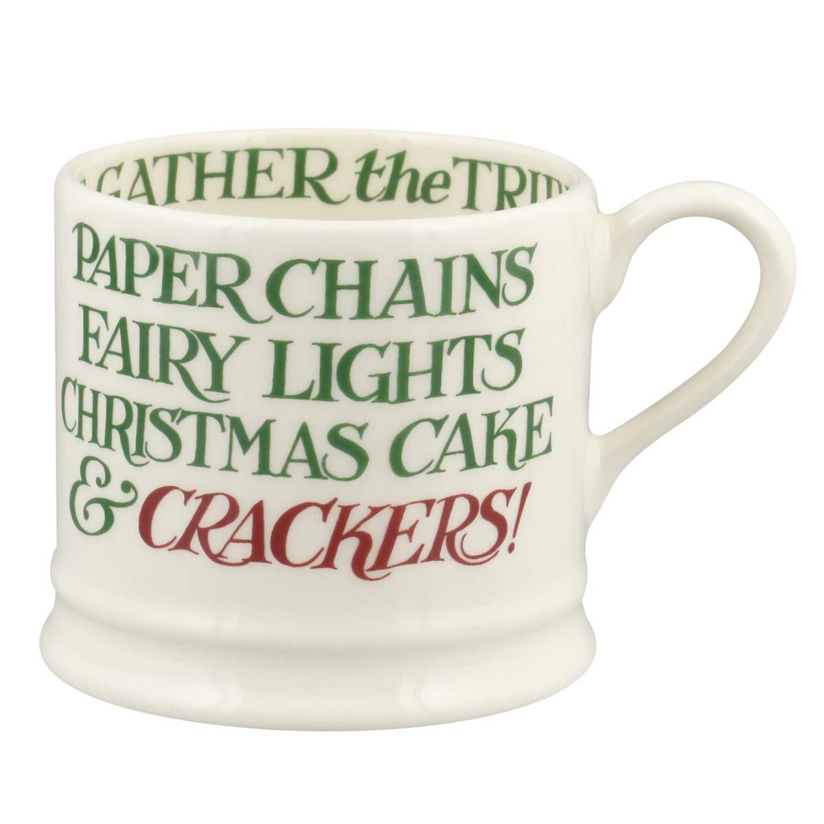 Emma Bridgewater Christmas Toast Crackers Small Mug