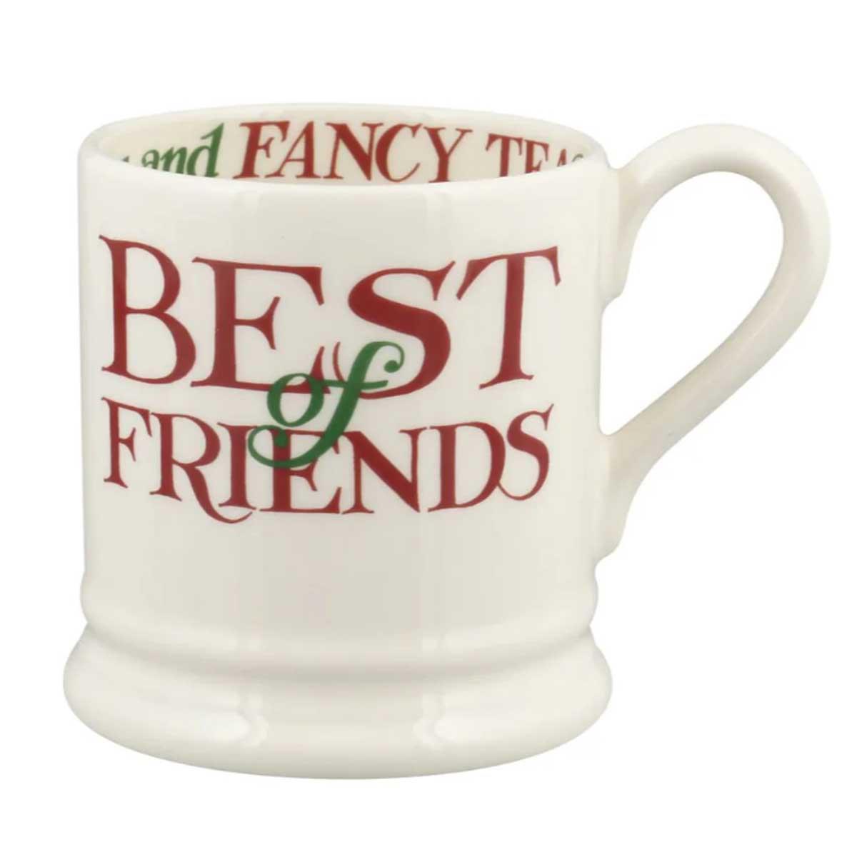 Emma Bridgewater Christmas Toast Best Of Friends 1/2 Pint Mug